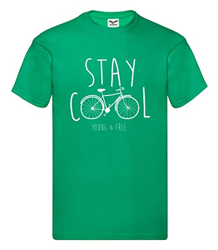 T-Shirt - Stay Cool Fahrrad Retro