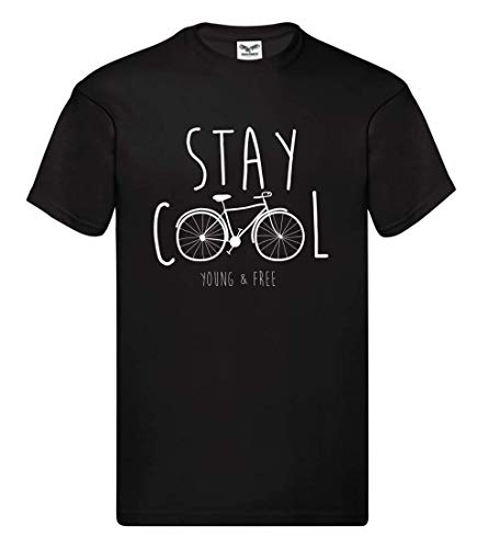 T-Shirt - Stay Cool Fahrrad Retro