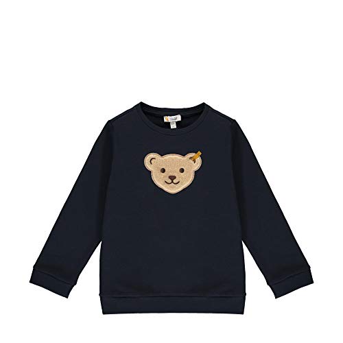 Steiff Jungen mit süßer Teddybärapplikation Sweatshirt,