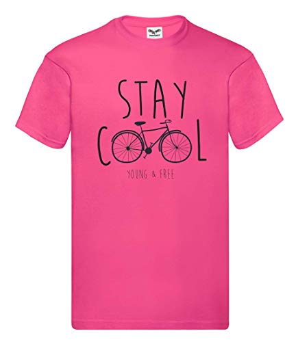 T-Shirt - Stay Cool Fahrrad Retro