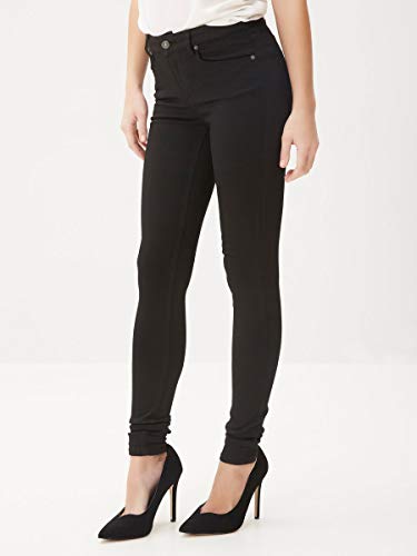 VERO MODA Damen VMLUX NW SUPER Slim BA037 NOOS Jeans, Black Black, 38W / 30L