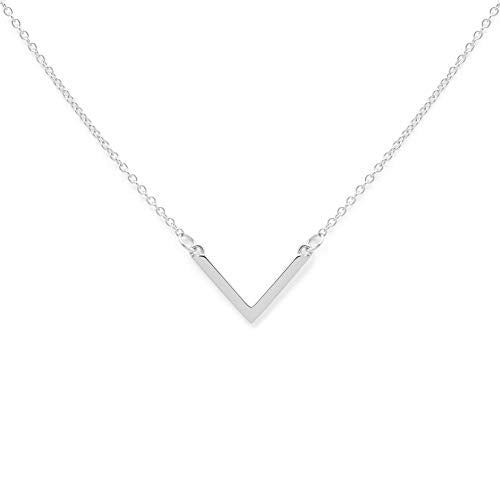 Prettique® Kette Damen aus edlem 925 Sterlingsilber rhodiniert