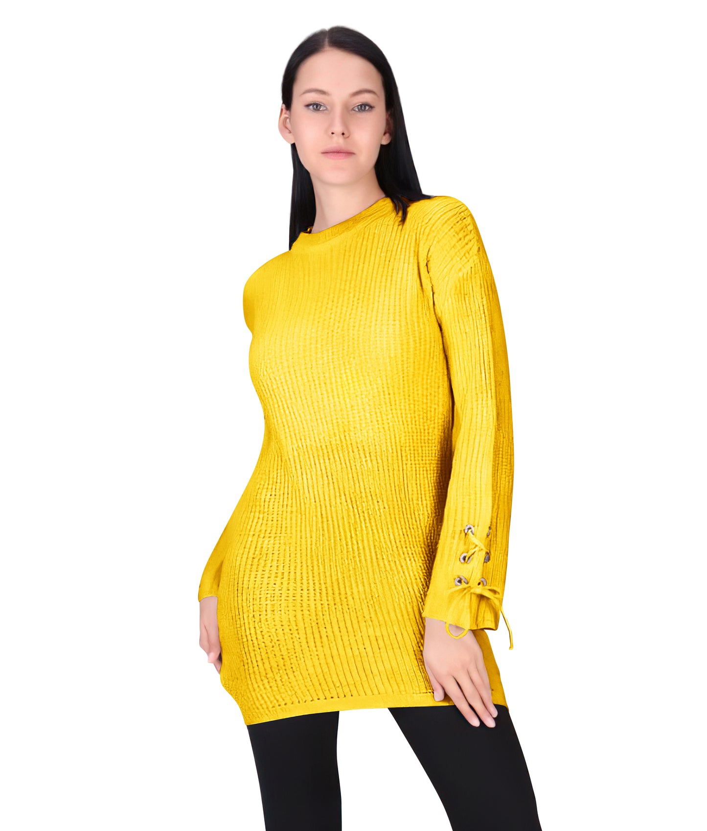 Crewneck Pullover Casual Loose Knitted Sweater Long Sleeve Tops