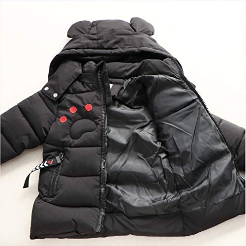 SXSHUN Jungen Winterjacke mit Abnehmbarer