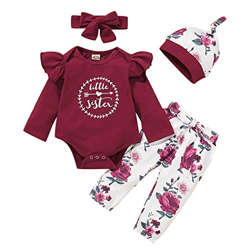 Jurebecia Baby Mädchen Kleidung Set Neugeborene