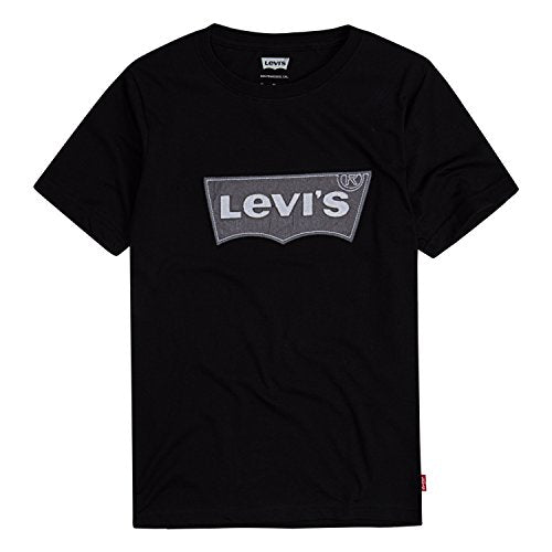 Levi's Jungen Batwing T-Shirt, Weiß/Filz, S