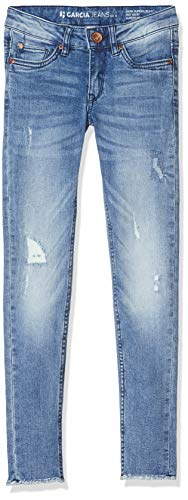 Garcia Kids Mädchen Sara Jeans, Blau (Bleached 4907), (Herstellergröße: 128)