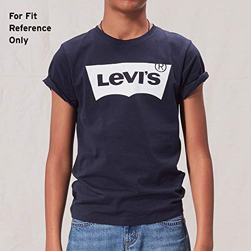 Levi's Jungen Batwing T-Shirt, Weiß/Filz, S