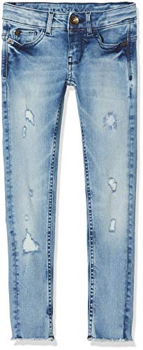 Garcia Kids Mädchen Sara Jeans, Blau (Bleached 4907), (Herstellergröße: 128)