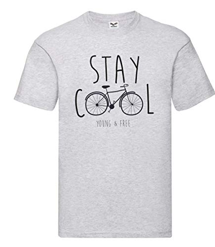 T-Shirt - Stay Cool Fahrrad Retro