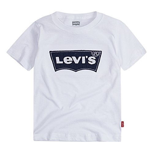 Levi's Jungen Batwing T-Shirt, Weiß/Filz, S