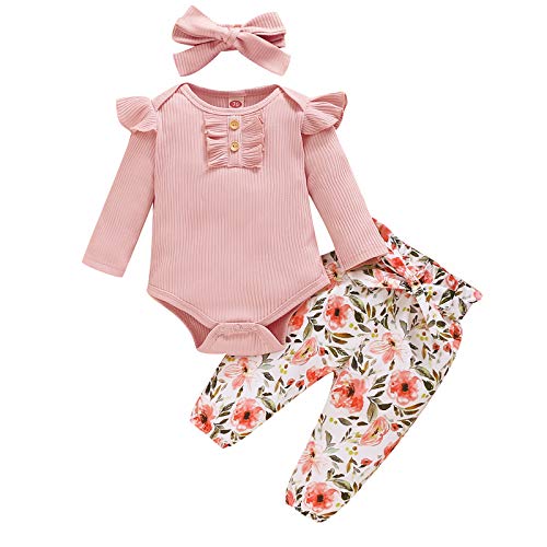 FYMNSI Neugeborenes Baby Mädchen Outfits