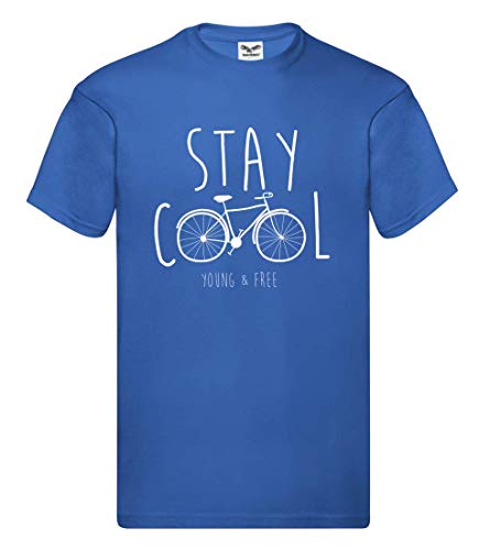 T-Shirt - Stay Cool Fahrrad Retro