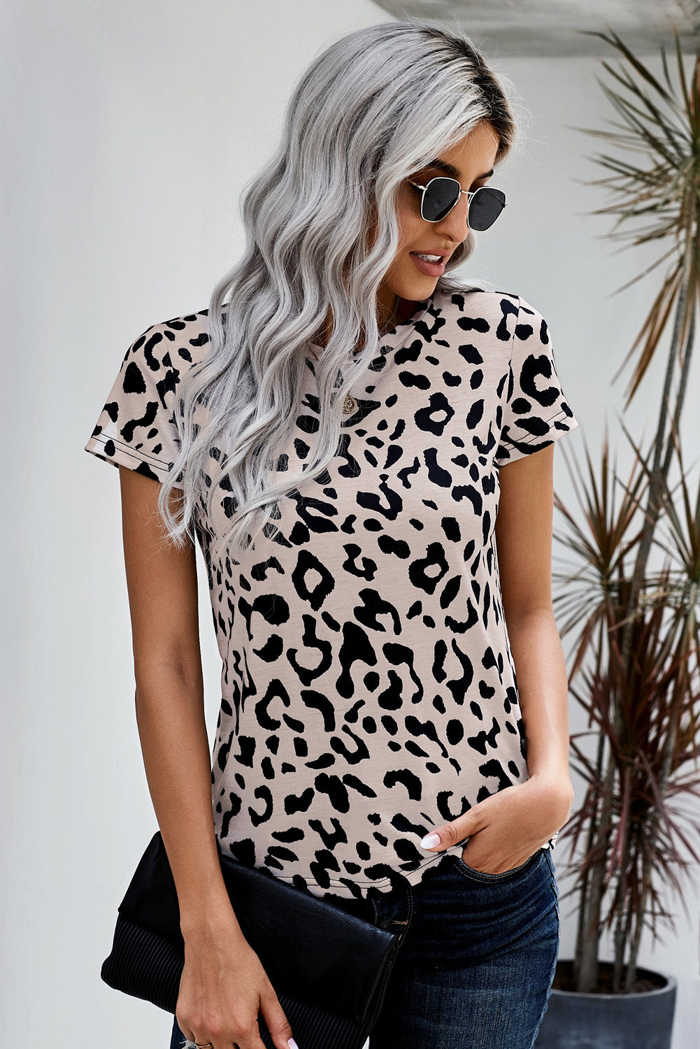 Leopard Print Tee