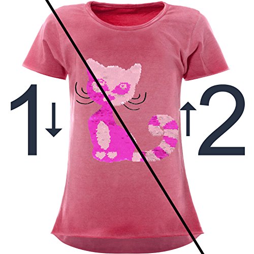 BEZLIT Mädchen Wende-Pailletten T-Shirt