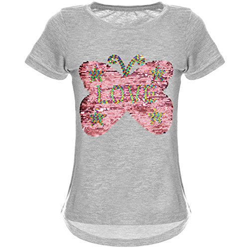 BEZLIT Mädchen Wende-Pailletten T-Shirt