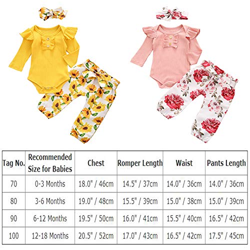 FYMNSI Neugeborenes Baby Mädchen Outfits