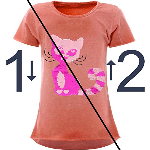 BEZLIT Mädchen Wende-Pailletten T-Shirt