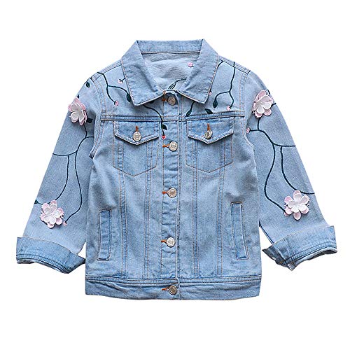 L PATTERN Kinder Mädchen Jeansjacke Denim