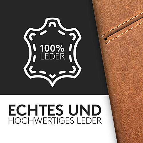 NEU! arcoma. Kartenetui - Echtleder Slim-Wallet mit RFID Schutz