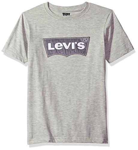 Levi's Jungen Batwing T-Shirt, Weiß/Filz, S