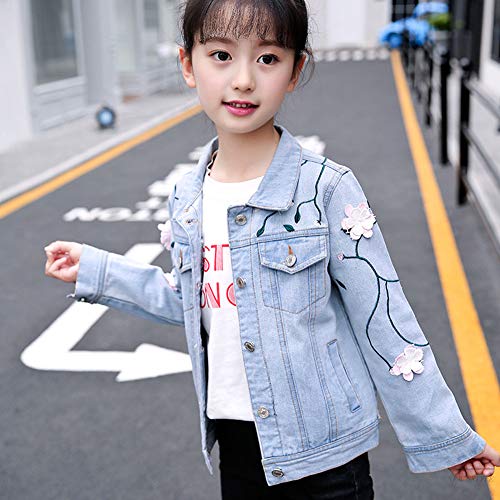 L PATTERN Kinder Mädchen Jeansjacke Denim