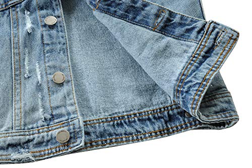 LAPLBEKE Jungen Jeansjacke