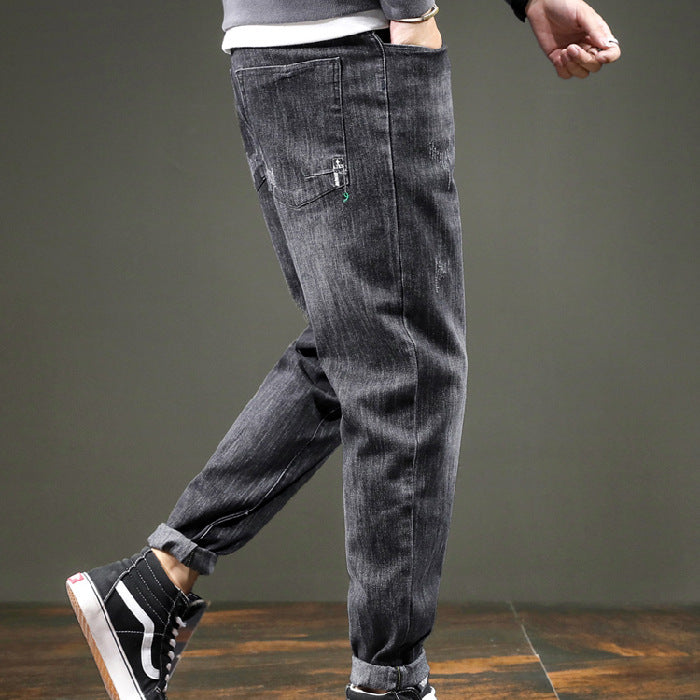 Trendy Korean Style Mid-waist Small Straight-footed Casual Long Pants