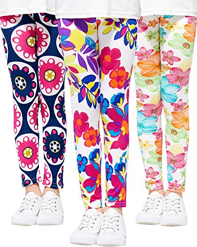 Adorel Mädchen Leggings Hosen 3er-Pack