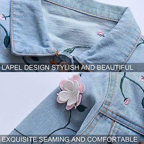 L PATTERN Kinder Mädchen Jeansjacke Denim