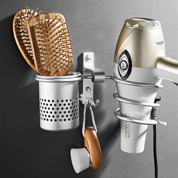 Hair Dryer Bracket Bathroom Shelf