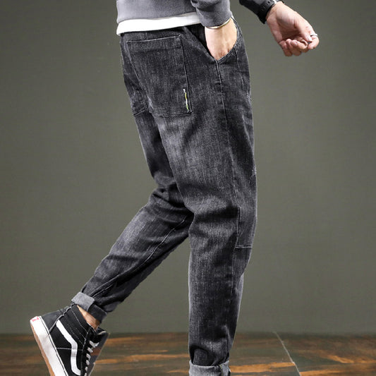 Trendy Korean Style Mid-waist Small Straight-footed Casual Long Pants