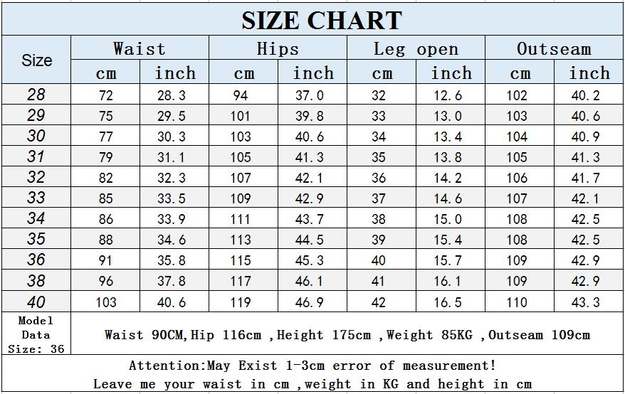 Jeans Trousers Men  Elasticity Skinny