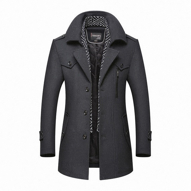 Men Winter Wool Coat