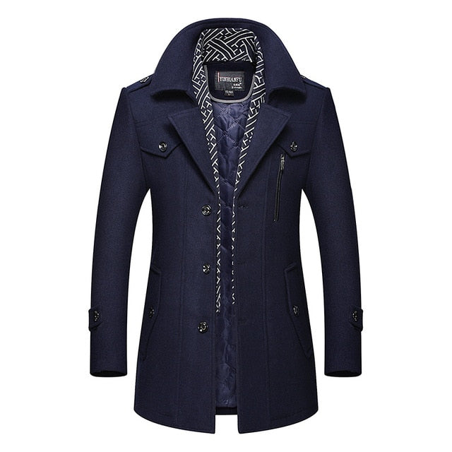 Men Winter Wool Coat