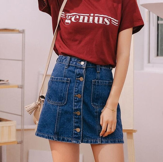 Denim Skirt Mini Skirts Women