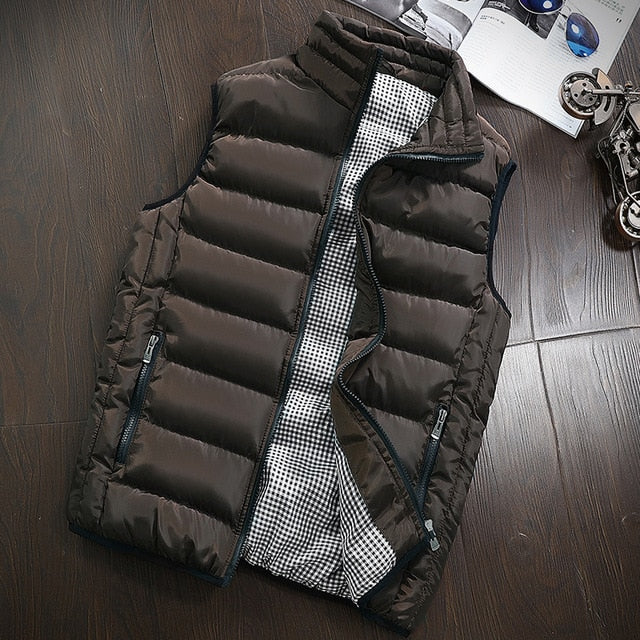 Fashion Men's Jacket Sleeveless Vest