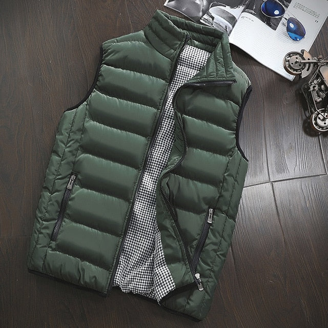 Fashion Men's Jacket Sleeveless Vest