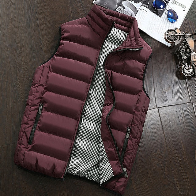 Fashion Men's Jacket Sleeveless Vest