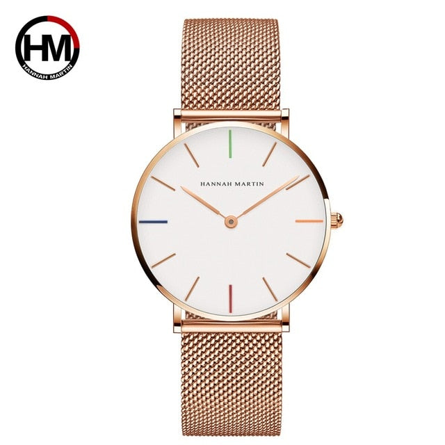 High Quality 36mm Women Waterproof Ladies Watch