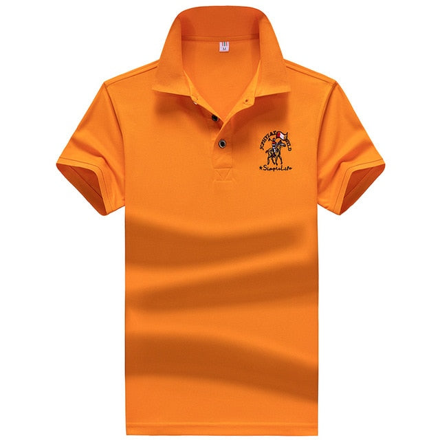 Summer new men polo shirt