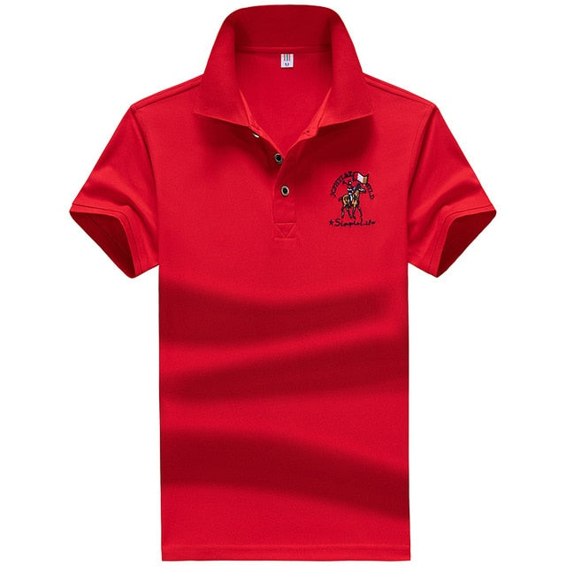 Summer new men polo shirt