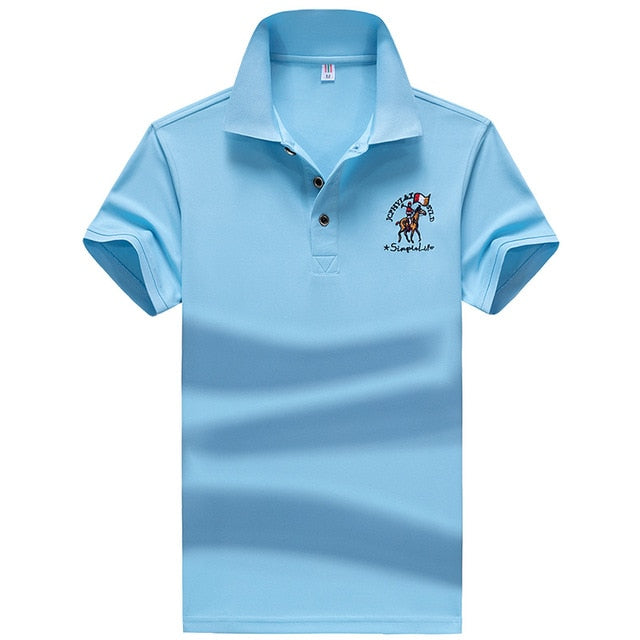 Summer new men polo shirt