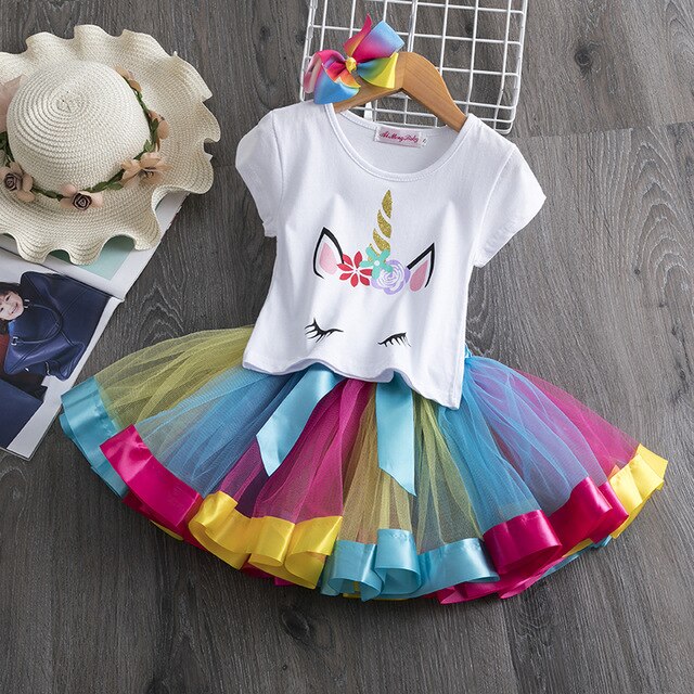 Unicorn Baby Girl Kids Outfits