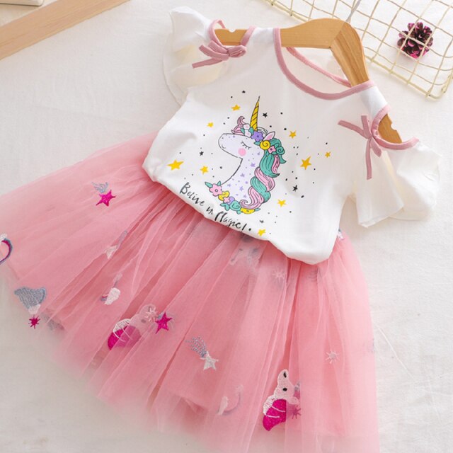 Unicorn Baby Girl Kids Outfits