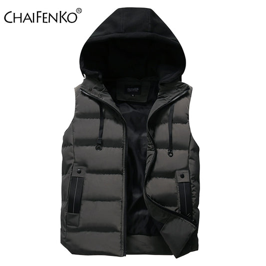 CHAIFENKO Men's Vest Jacket Waterproof