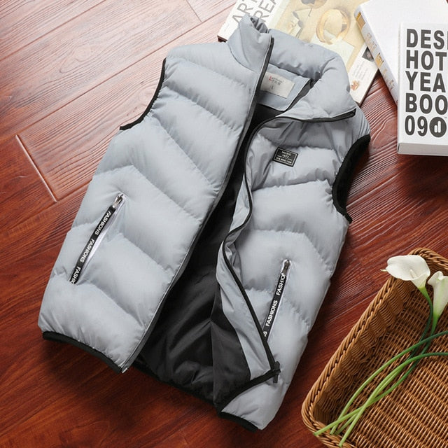 Fashion Men's Jacket Sleeveless Vest