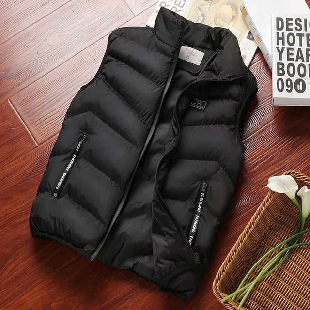 Fashion Men's Jacket Sleeveless Vest