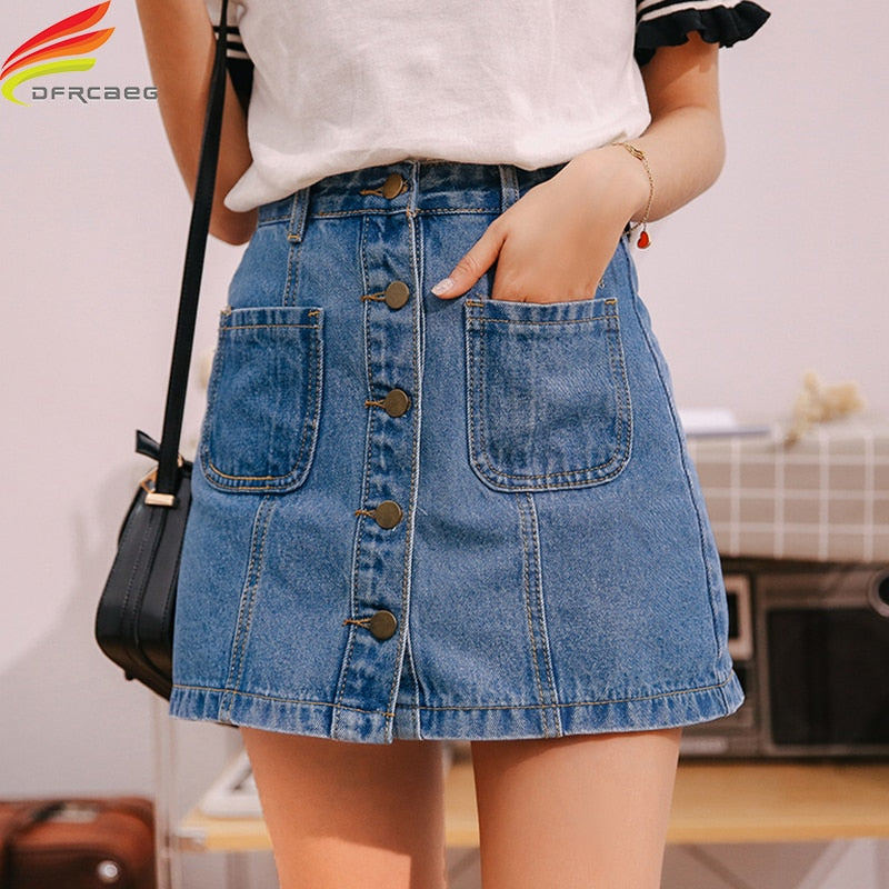 Denim Skirt Mini Skirts Women