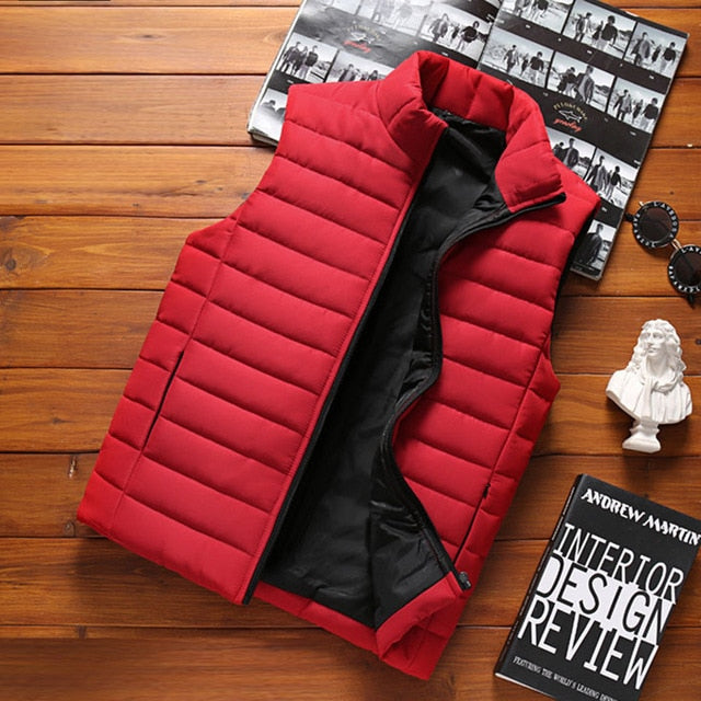 Fashion Men's Jacket Sleeveless Vest